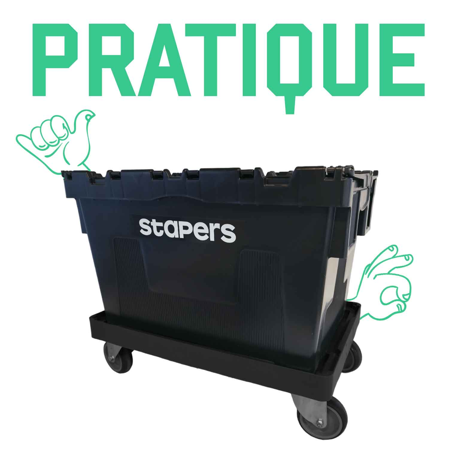 Déménagement sans stress avec caisses stapers